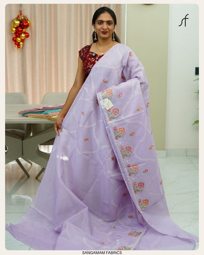 NET COTTA SAREE