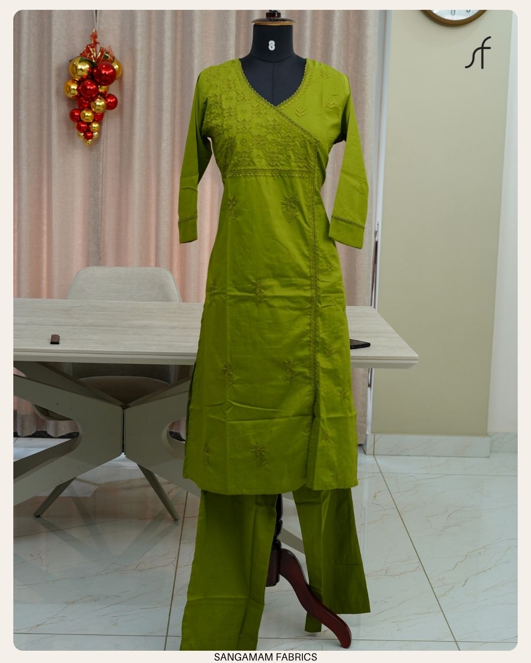 CHIKANKARI CORD SET