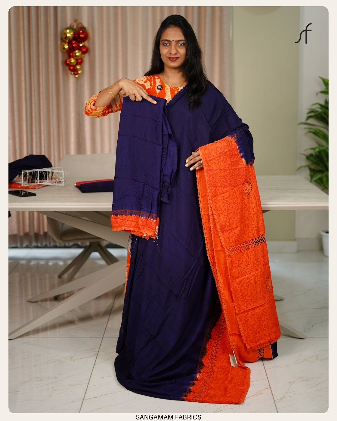 CHROCHET DETAILED SAREE