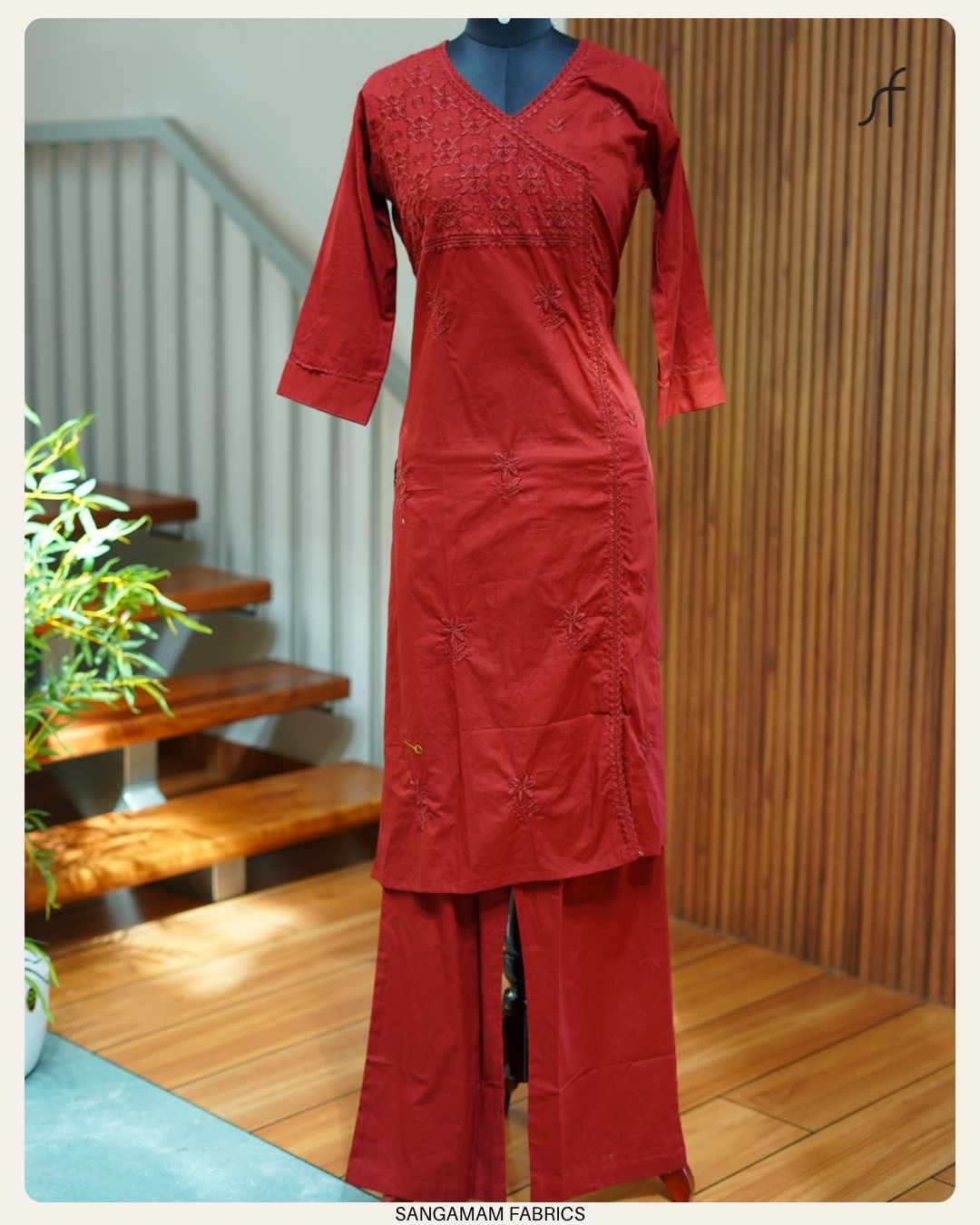 CHIKANKARI CORD SET