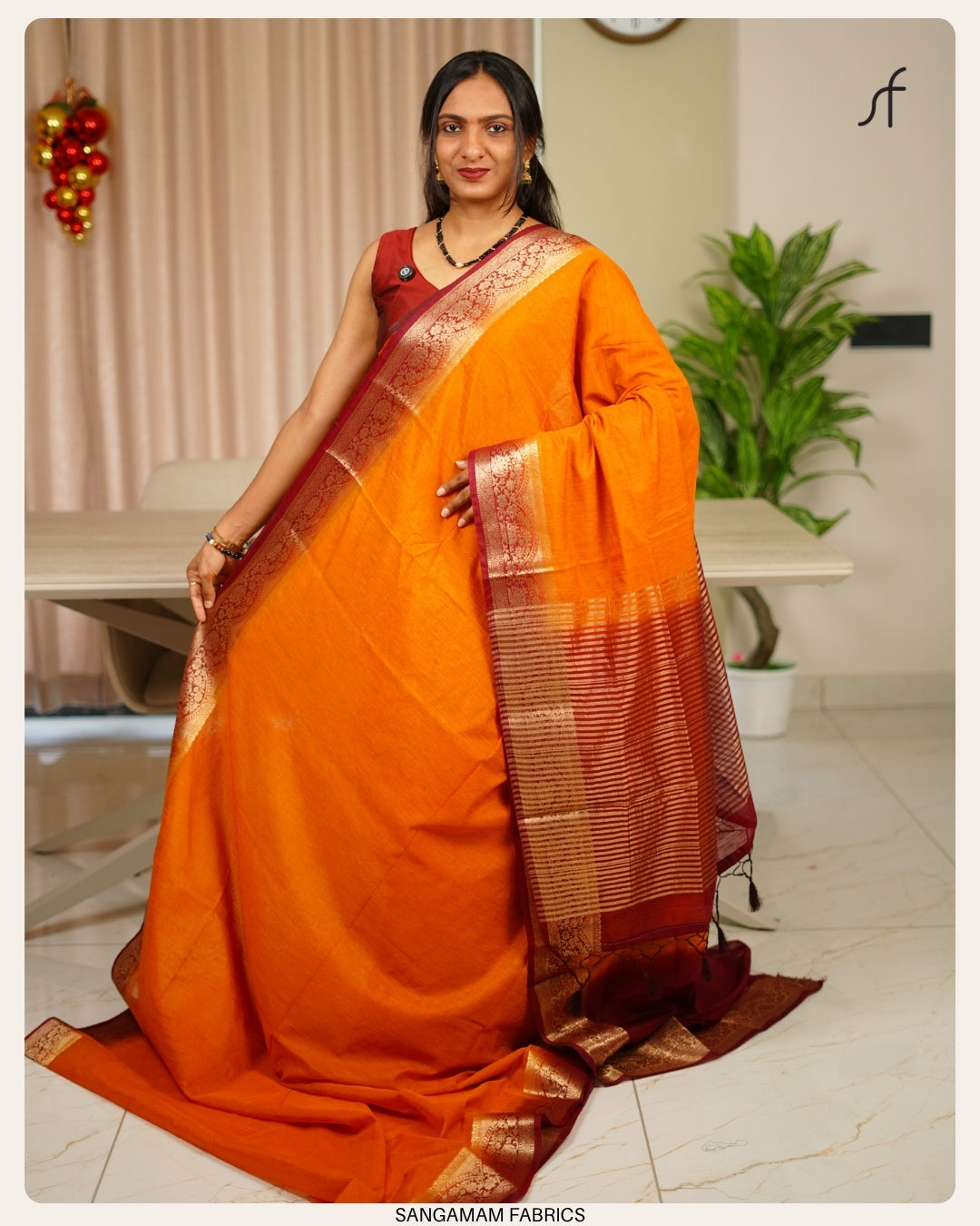 SEMI JUTE BANARASI SAREE
