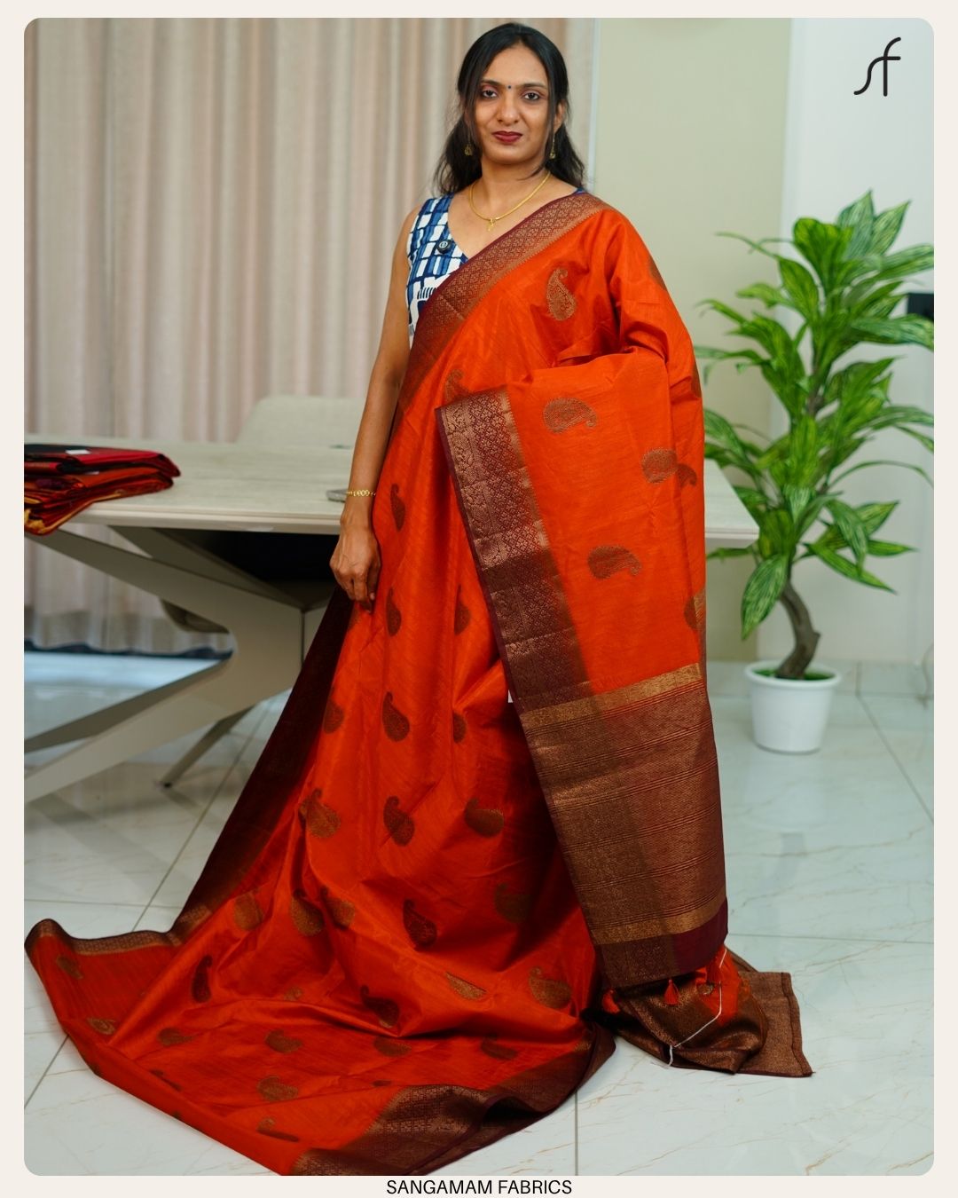 SEMI RAW SILK SAREE