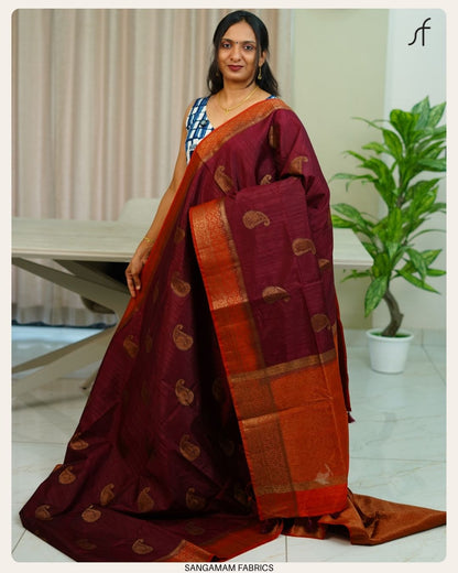 SEMI RAW SILK SAREE