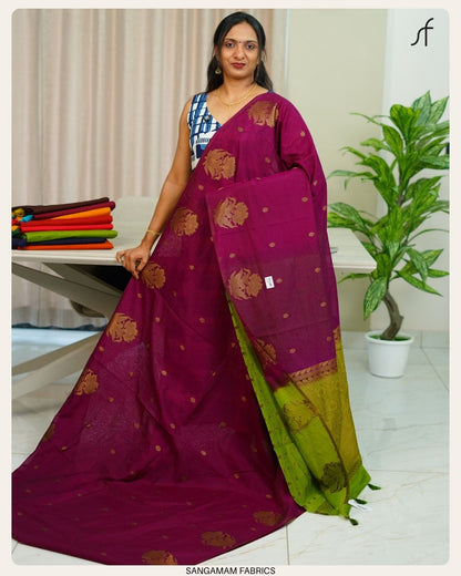LINEN JUTE SAREE