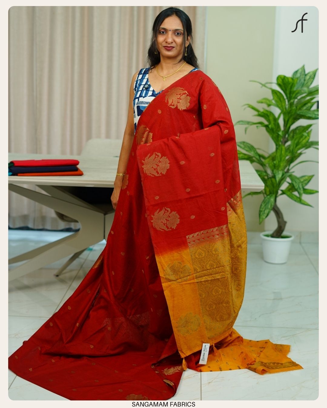 LINEN JUTE SAREE