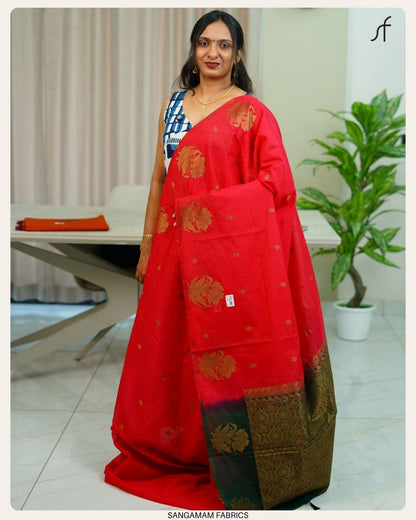 LINEN JUTE SAREE