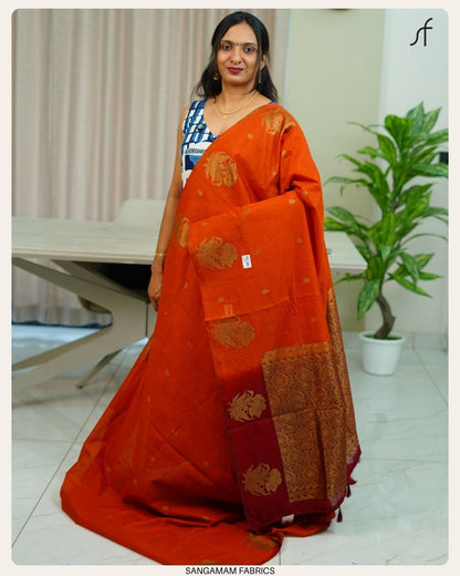 LINEN JUTE SAREE