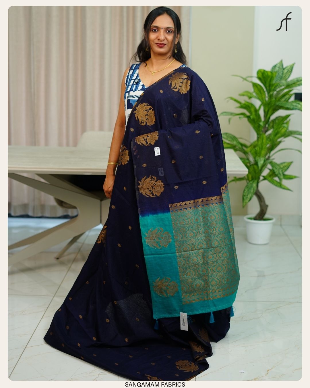 LINEN JUTE SAREE