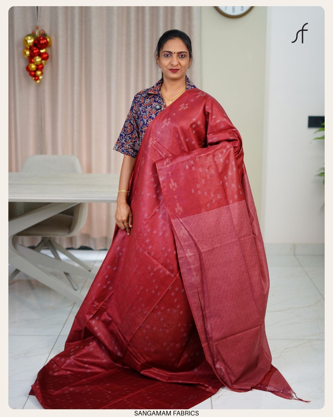 SEMI TUSSAR SILK SAREE