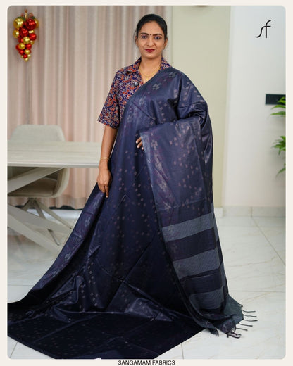 SEMI TUSSAR SILK SAREE