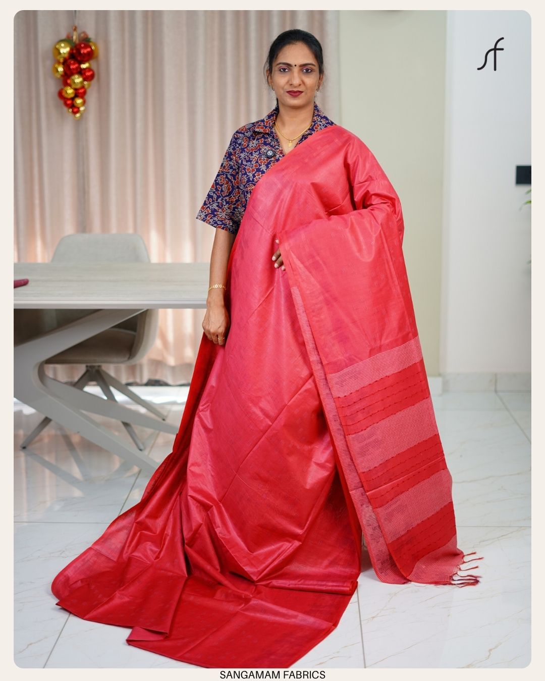 SEMI TUSSAR SILK SAREE