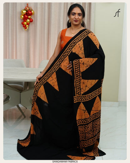 VISCOSE GEORGETTE SAREE