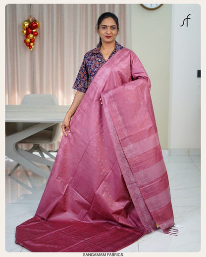 SEMI TUSSAR SILK SAREE