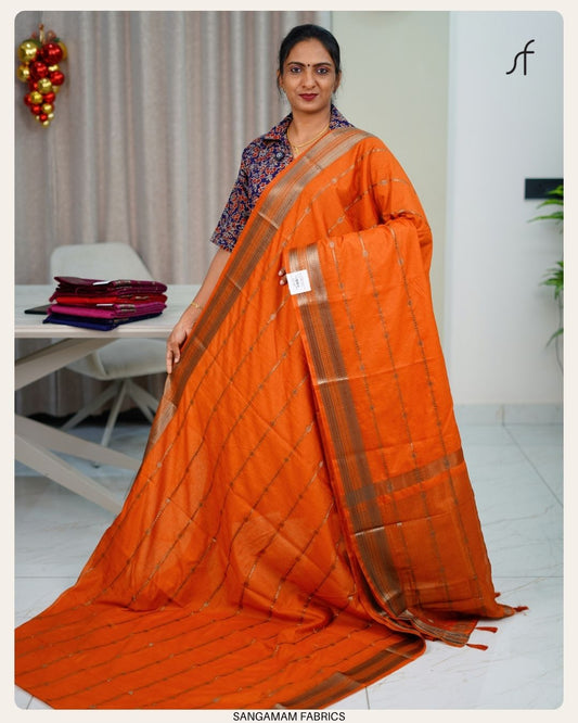 SEMI JUTE BANARASI SAREE