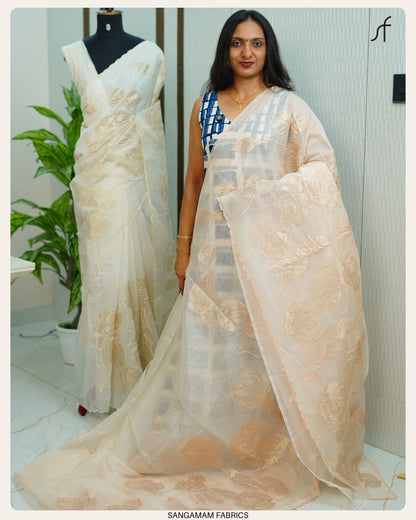 TURKISH ORGANZA SAREE