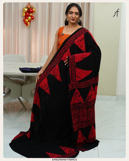 VISCOSE GEORGETTE SAREE