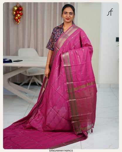 SEMI JUTE BANARASI SAREE