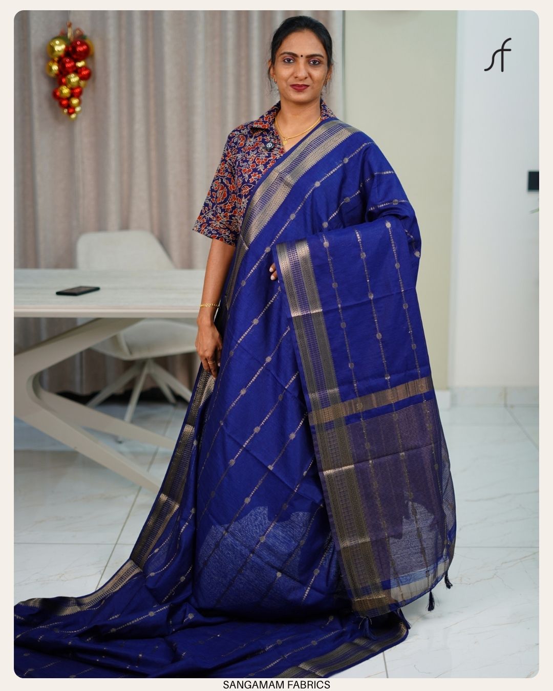 SEMI JUTE BANARASI SAREE