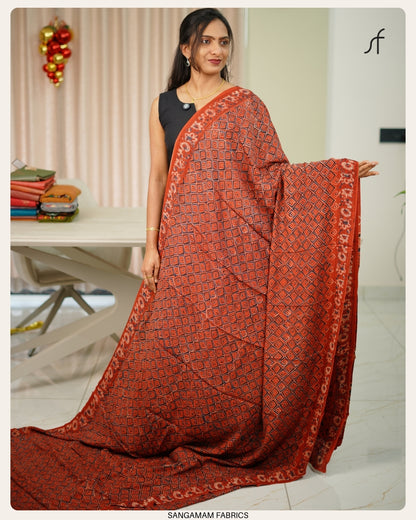 MUSLIN MODAL SILK SAREE