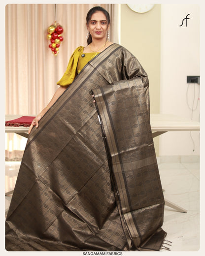 TISSUE TUSSAR SILK SAREE