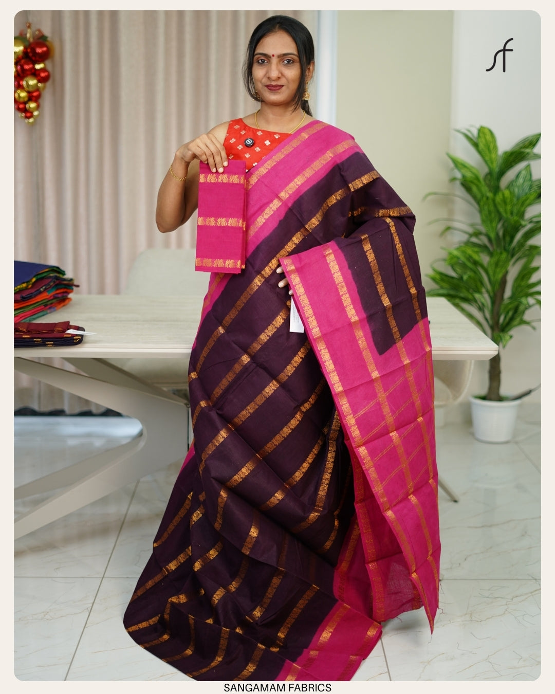 SUNGUDI COTTON SAREE