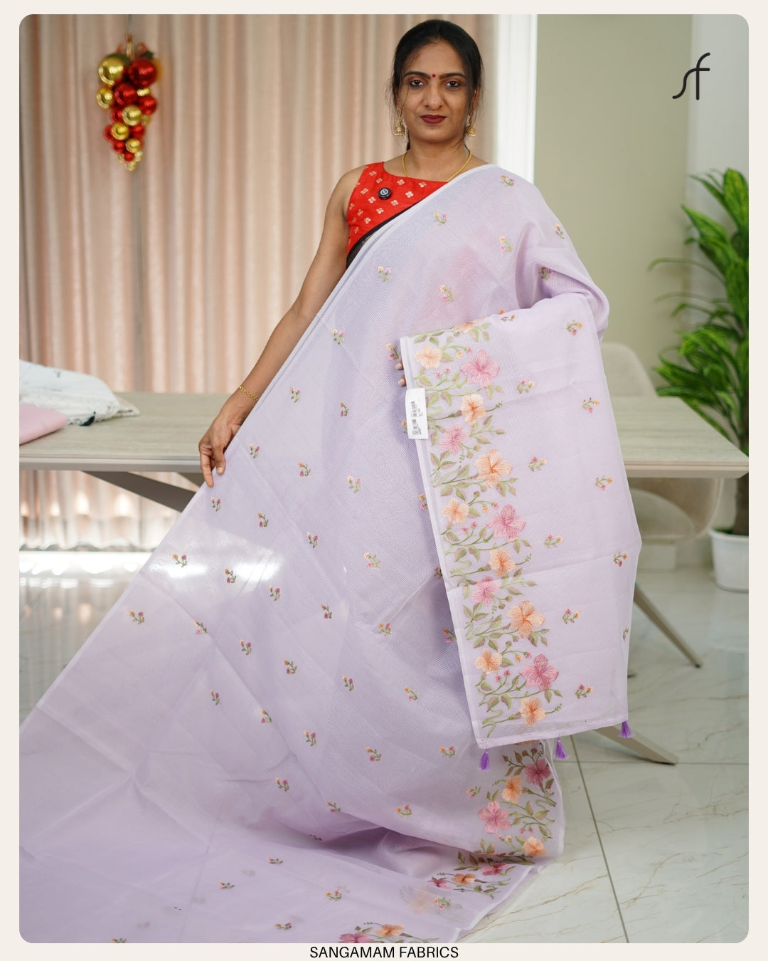 NET COTTA SAREE