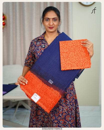 COTTA COTTON CHROCHET DETAILED SAREE