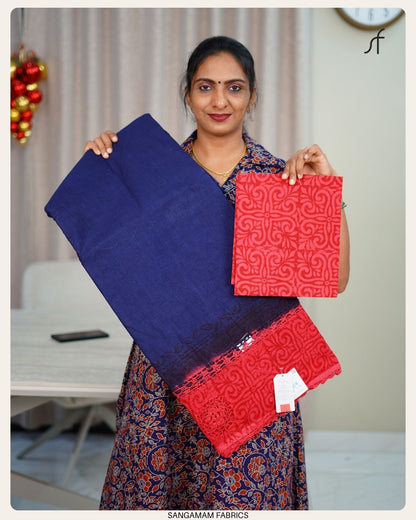 COTTA COTTON CHROCHET DETAILED SAREE