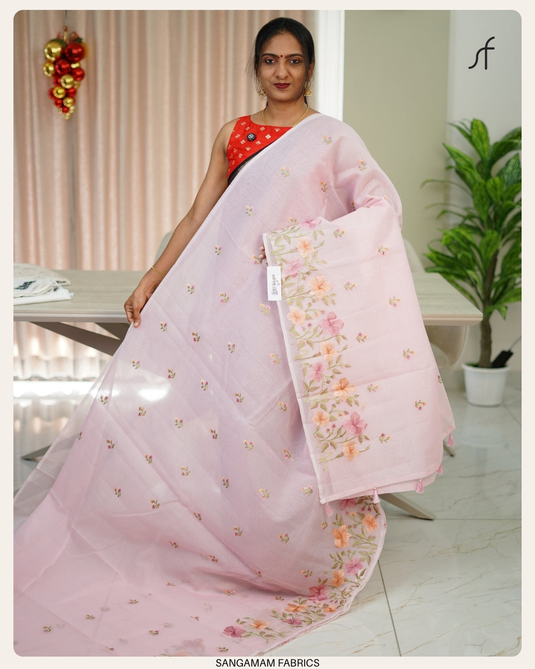 NET COTTA SAREE