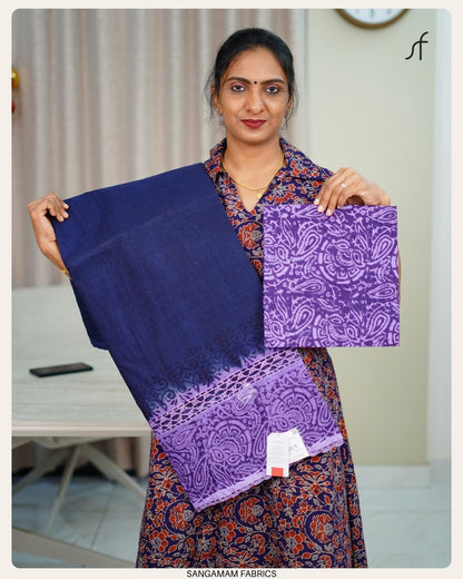 COTTA COTTON CHROCHET DETAILED SAREE