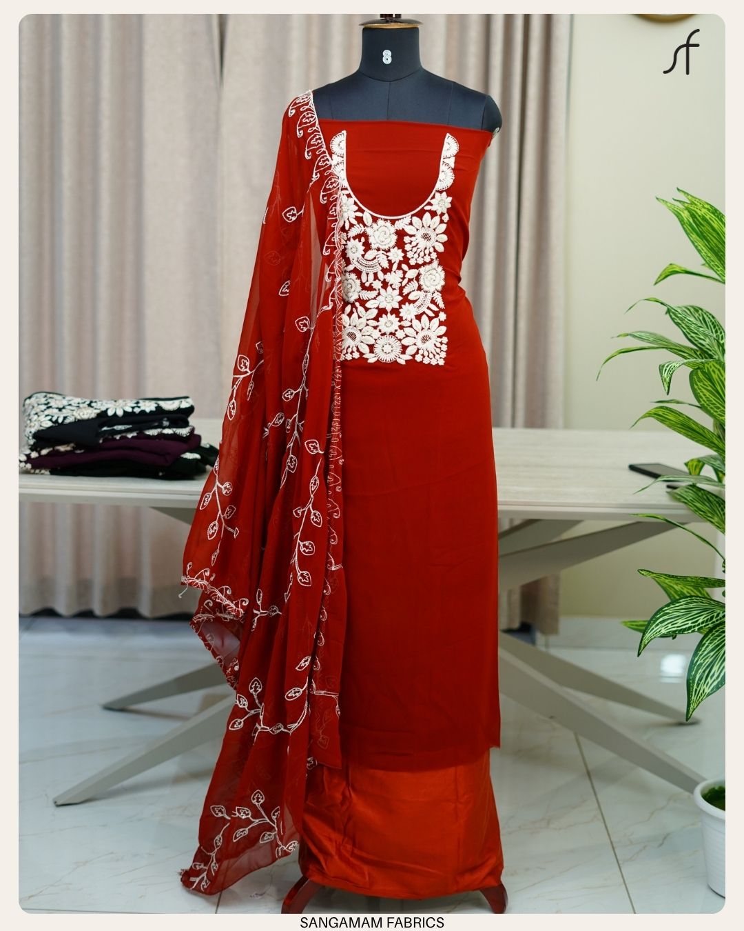 CHIKKANKARI GEORGETTE SALWAR SUIT