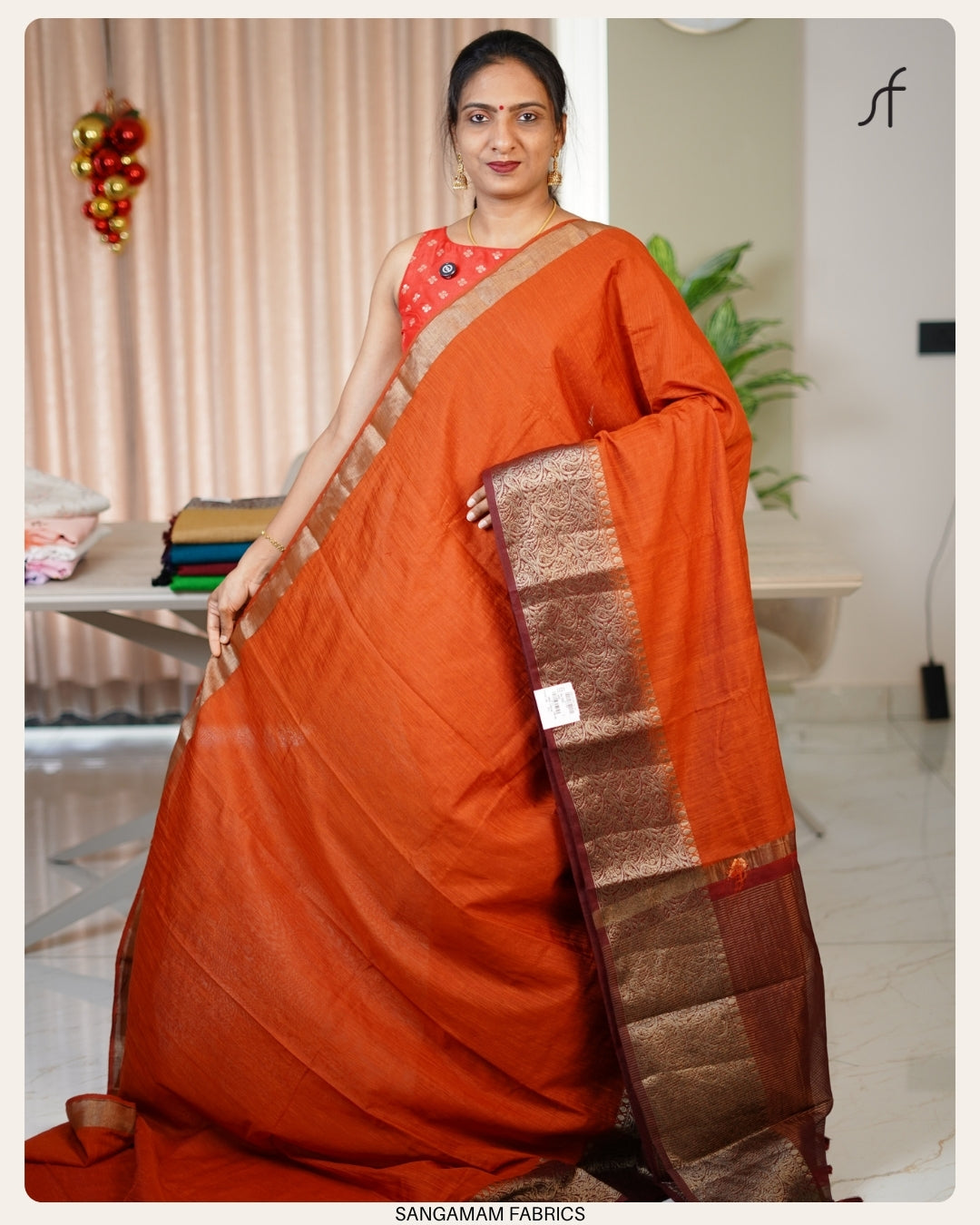 SEMI JUTE BANARASI SAREE