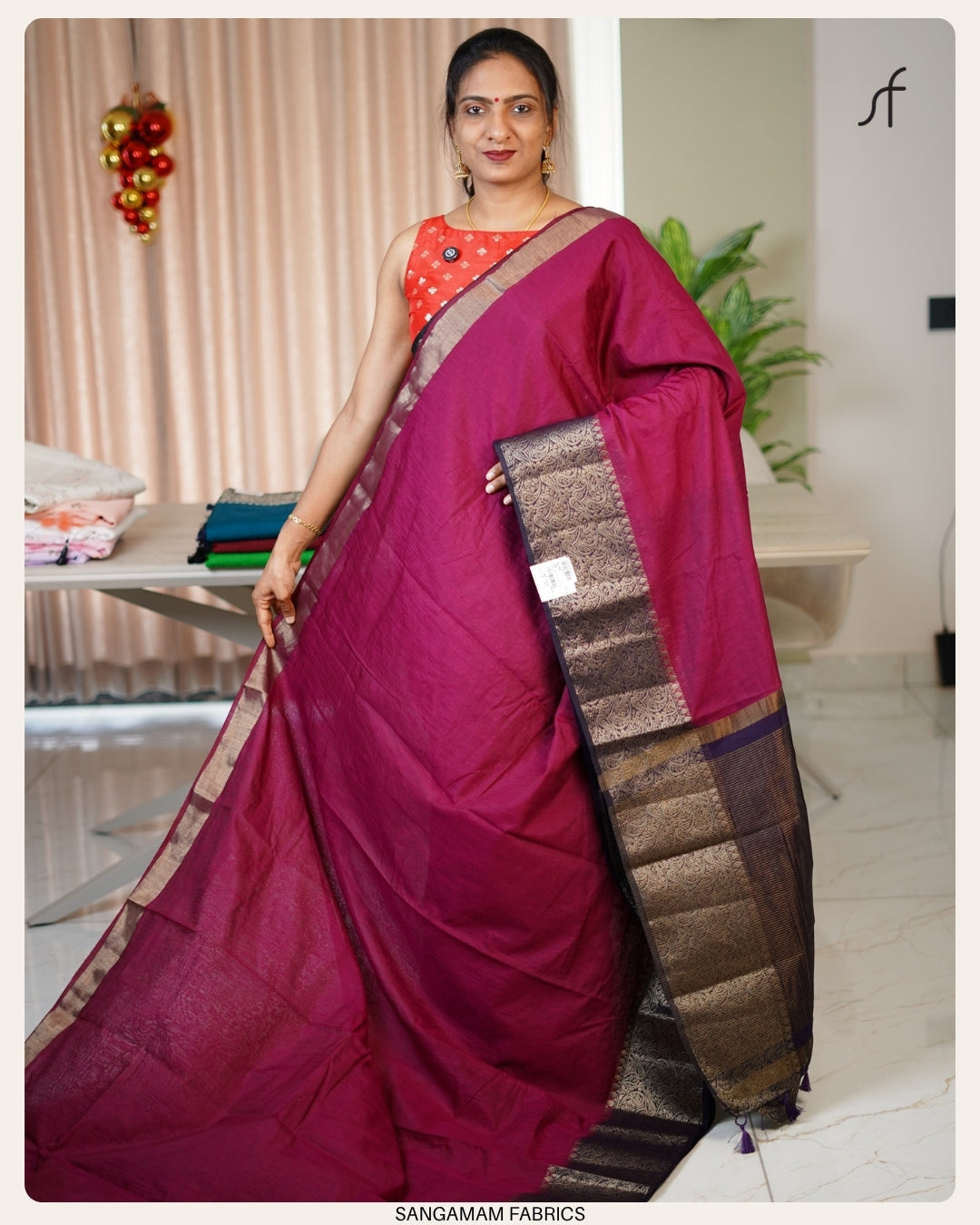 SEMI JUTE BANARASI SAREE