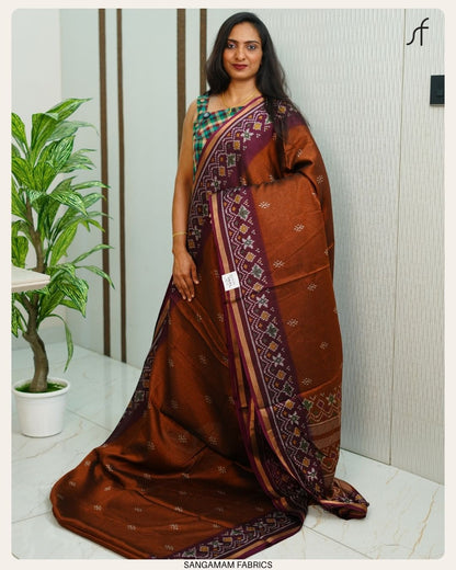 SEMI JUTE SILK SAREE