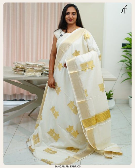 LOTUS DETAILED SET SAREE