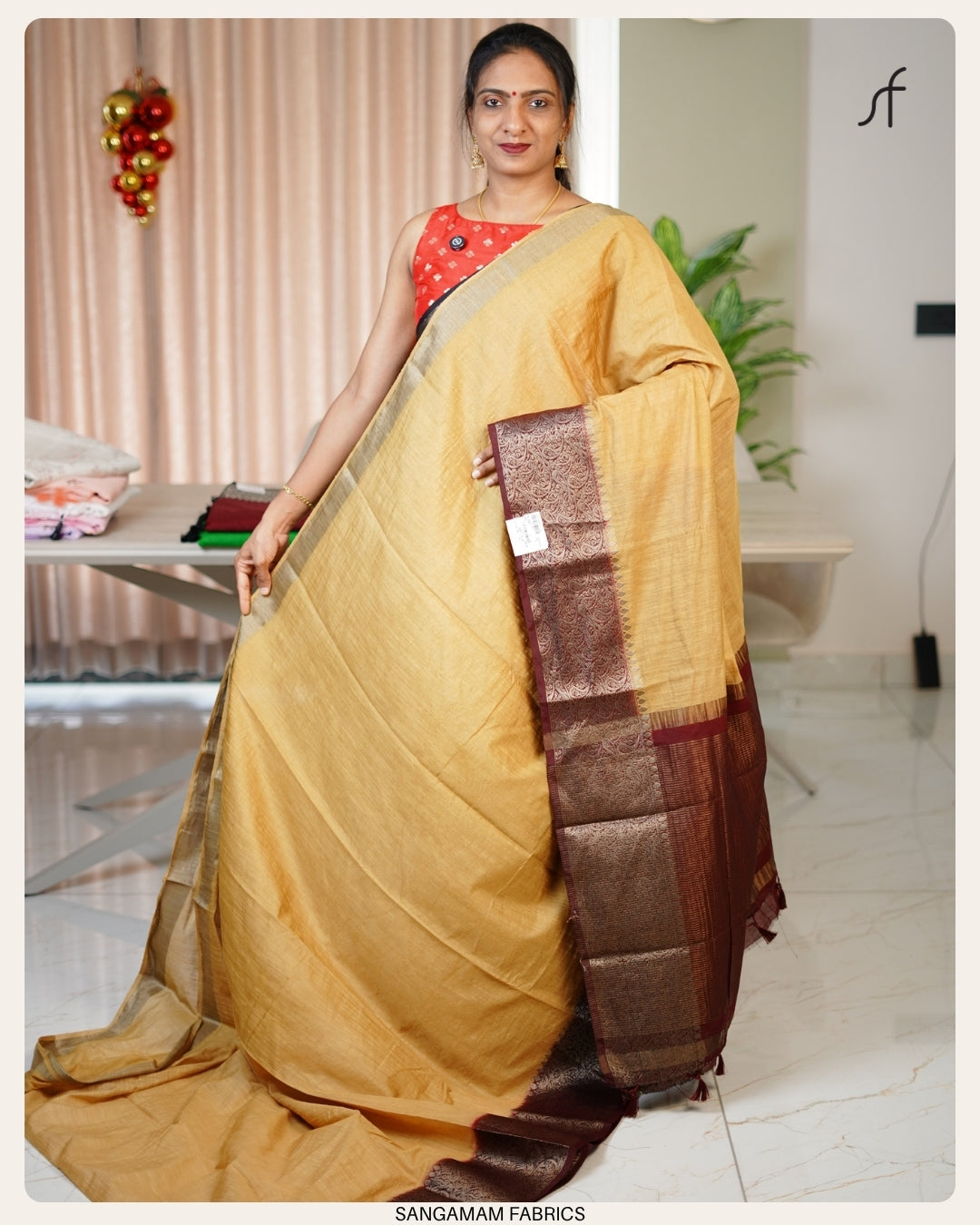 SEMI JUTE BANARASI SAREE