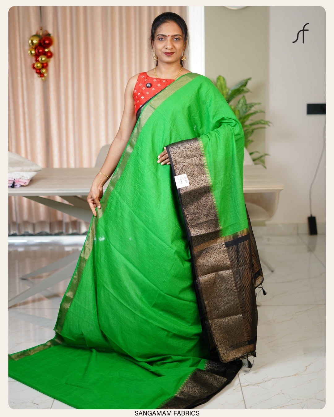 SEMI JUTE BANARASI SAREE