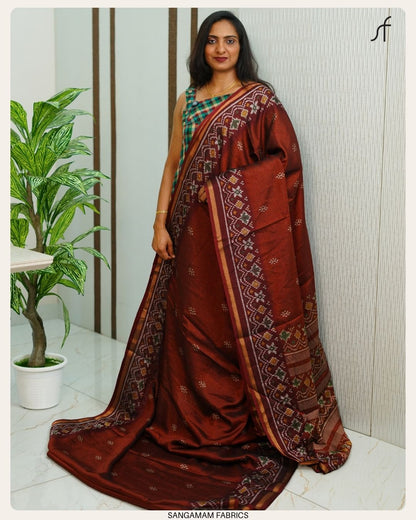 SEMI JUTE SILK SAREE