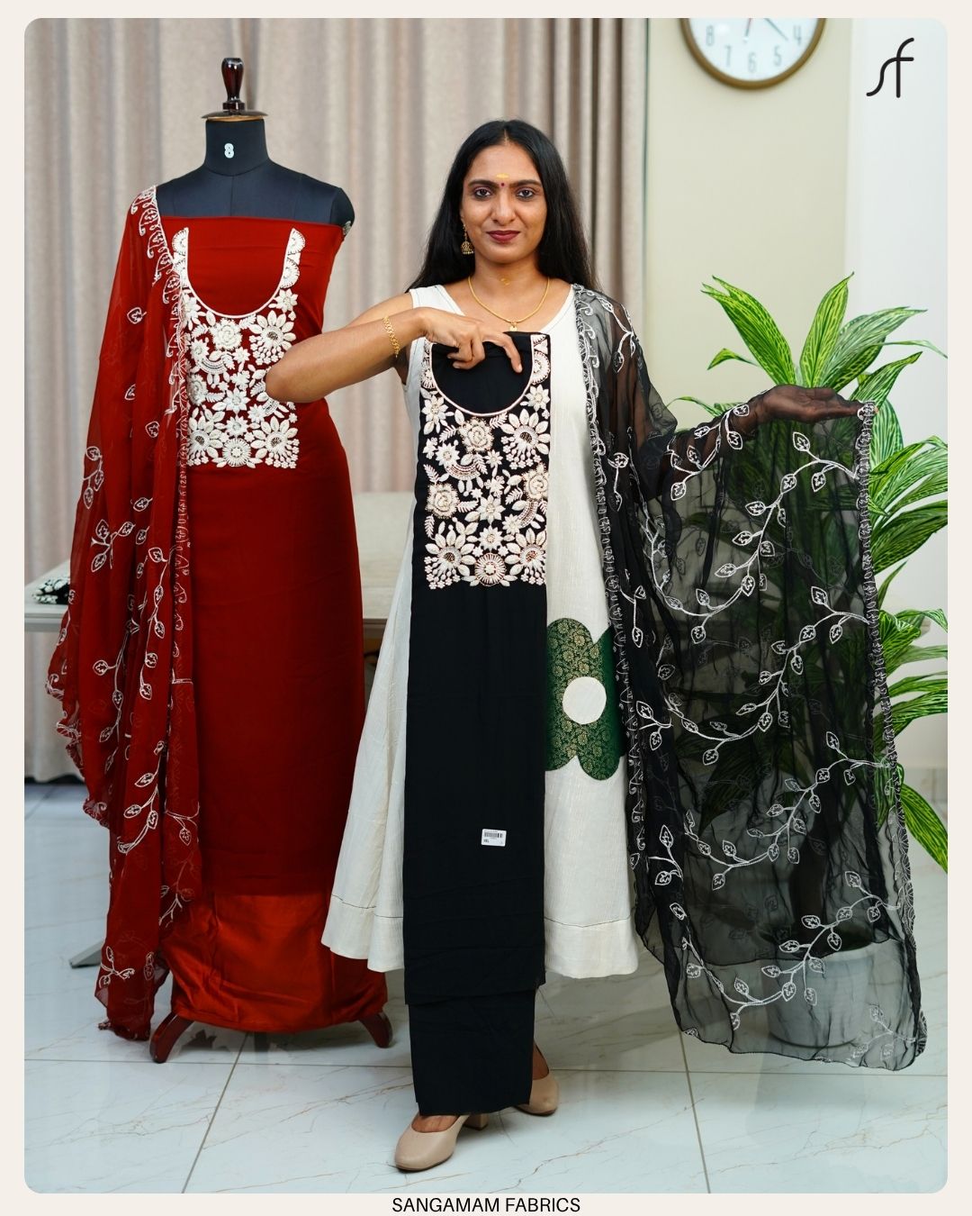 CHIKKANKARI GEORGETTE SALWAR SUIT