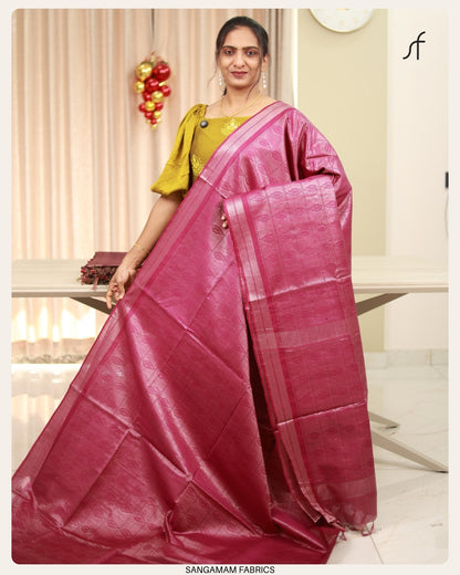 TISSUE TUSSAR SILK SAREE