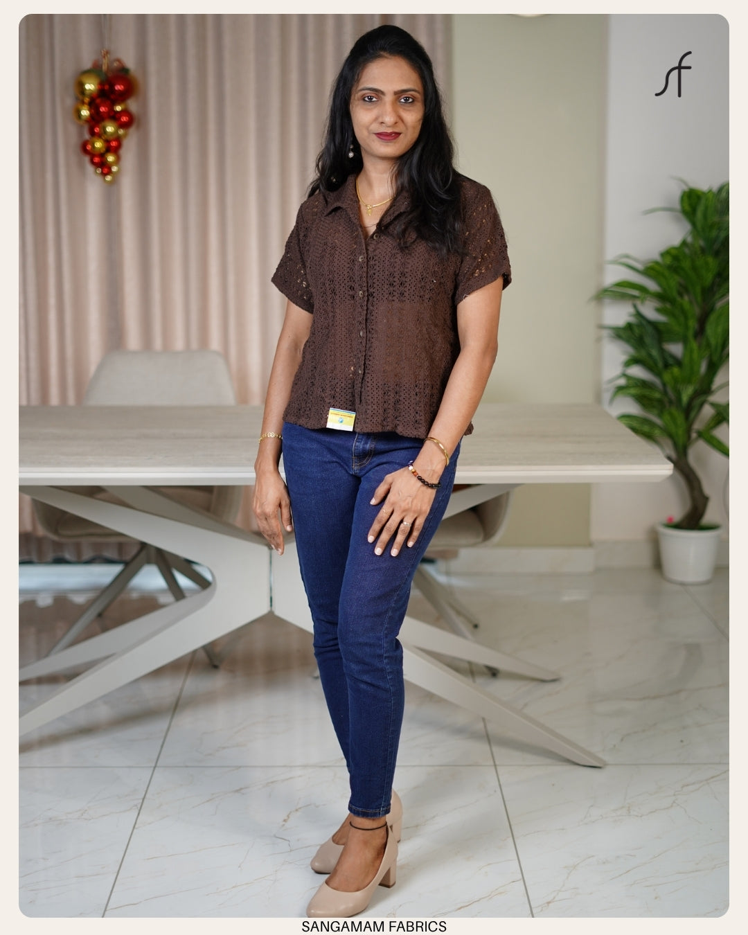 CHROCHET DETAILED SHIRT