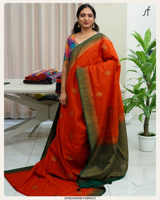 SEMI JUTE SAREE