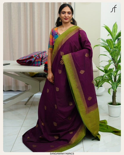 SEMI JUTE SAREE