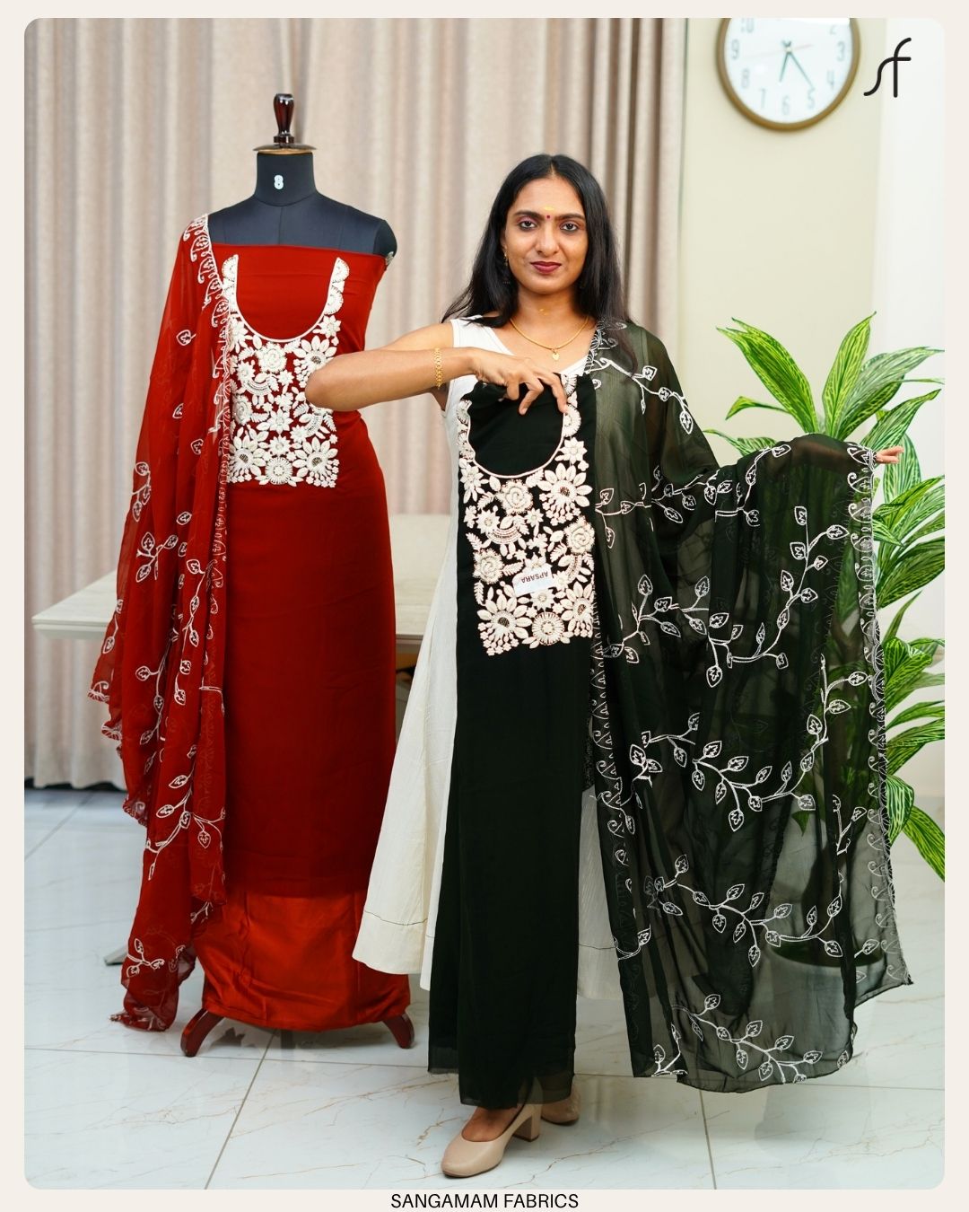 CHIKKANKARI GEORGETTE SALWAR SUIT