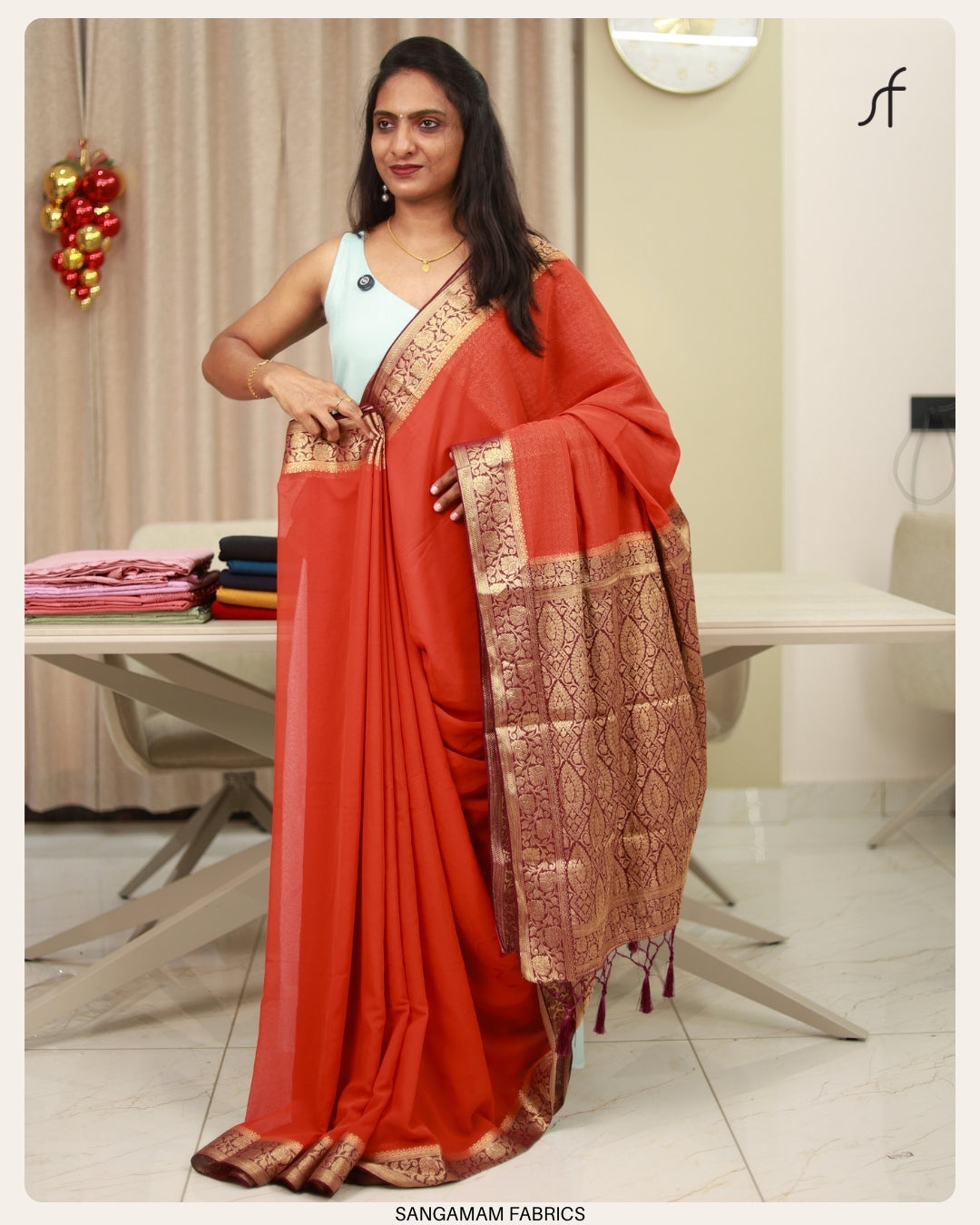 GEORGETTE BANARASI SAREE