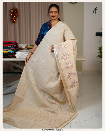 NET COTTA SAREE