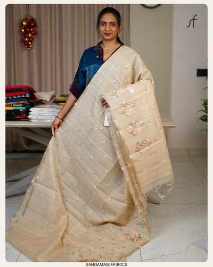 NET COTTA SAREE