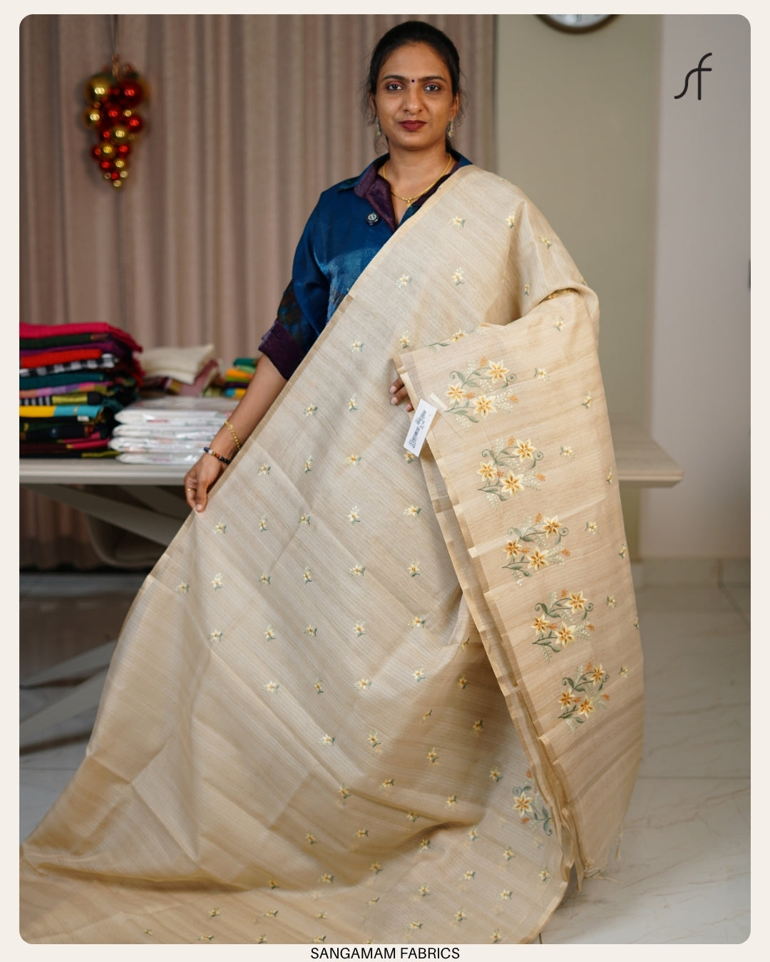 NET COTTA SAREE