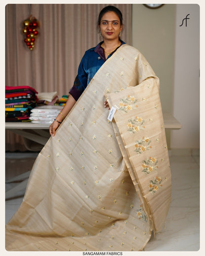NET COTTA SAREE