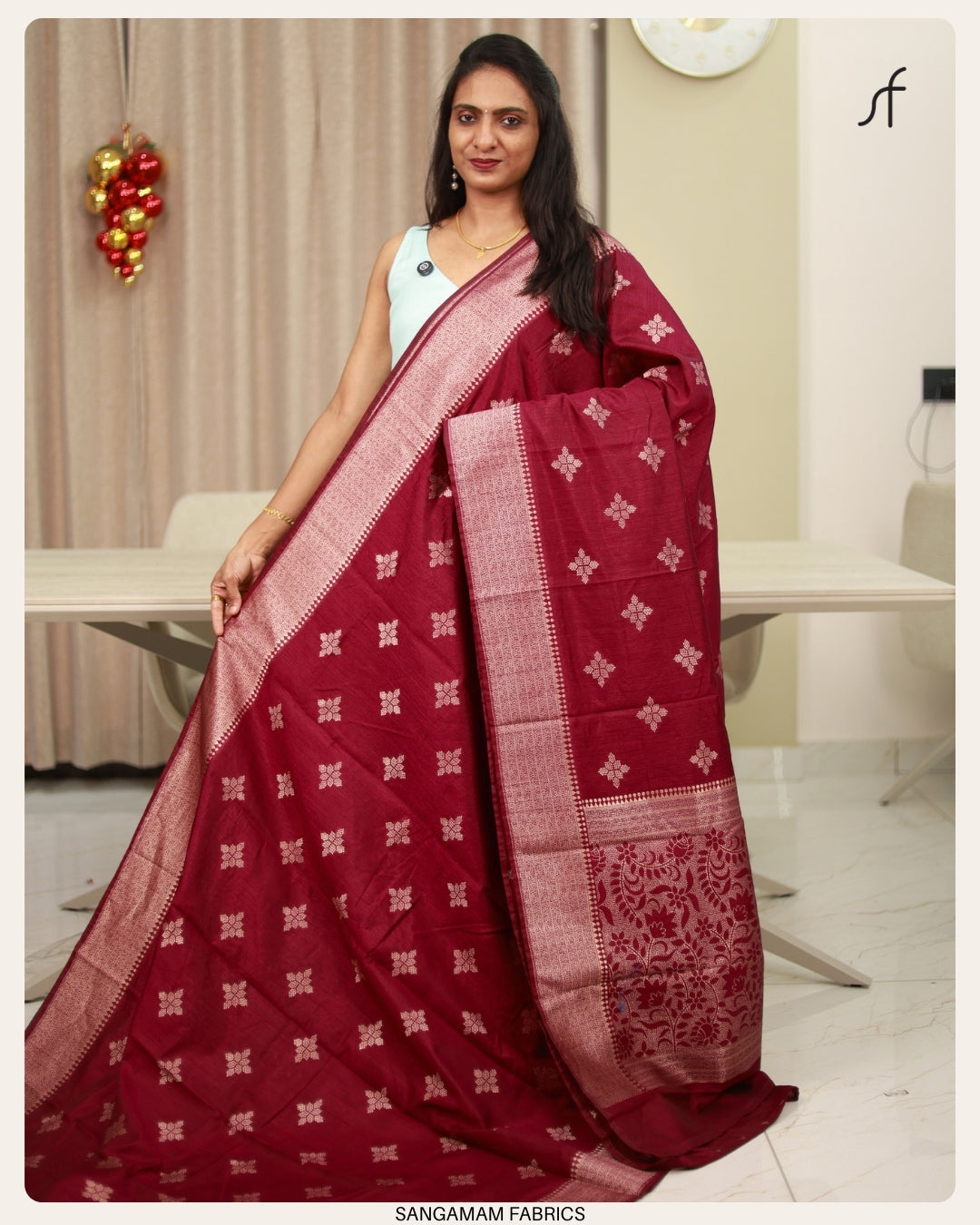 SEMI JUTE BANARASI SAREE